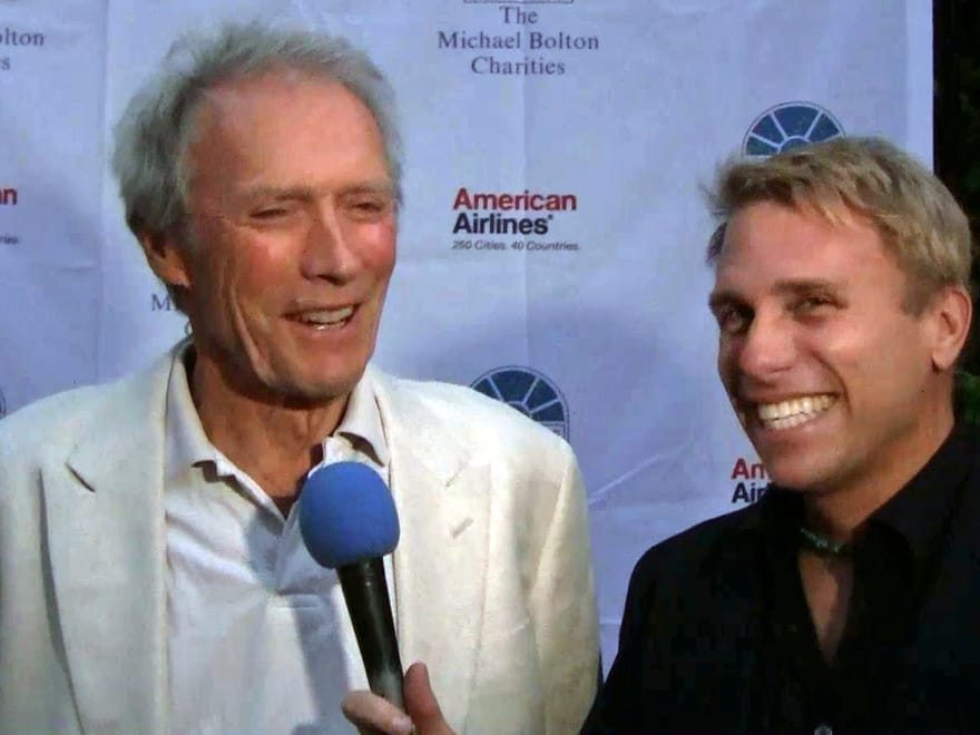 Cary Harrison with Clint Eastwood