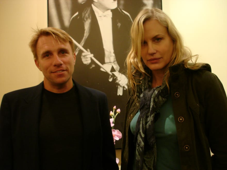 Cary Harrison with Daryl Hannah