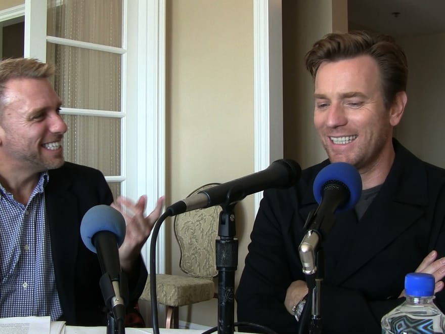 Cary Harrison with Ewan McGregor