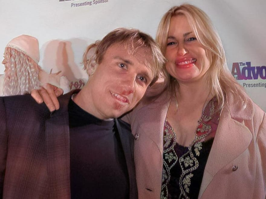 Cary Harrison with Jennifer Coolidge