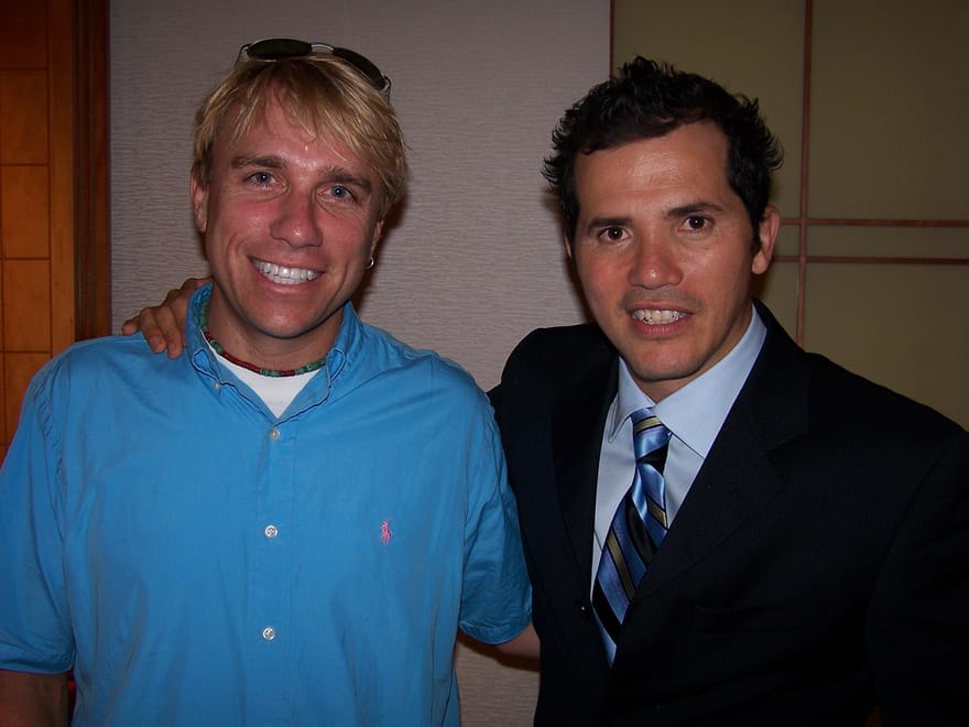 Cary Harrison with John Leguizamo