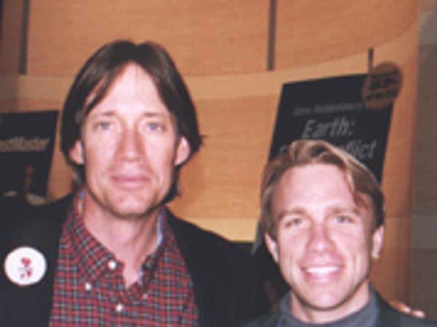 Cary Harrison with Kevin Sorbo