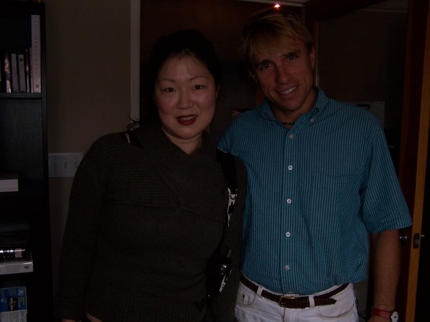 Cary Harrison with Margaret Cho