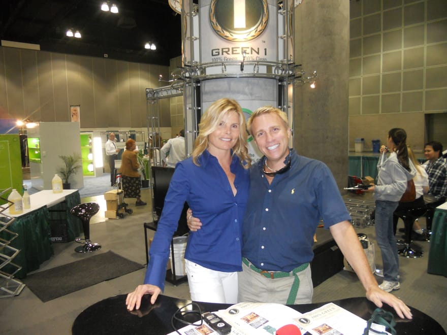 Cary Harrison with Mariel Hemingway
