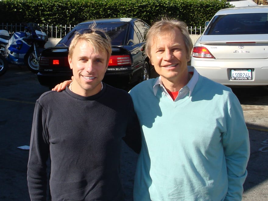 Cary Harrison with Michael York