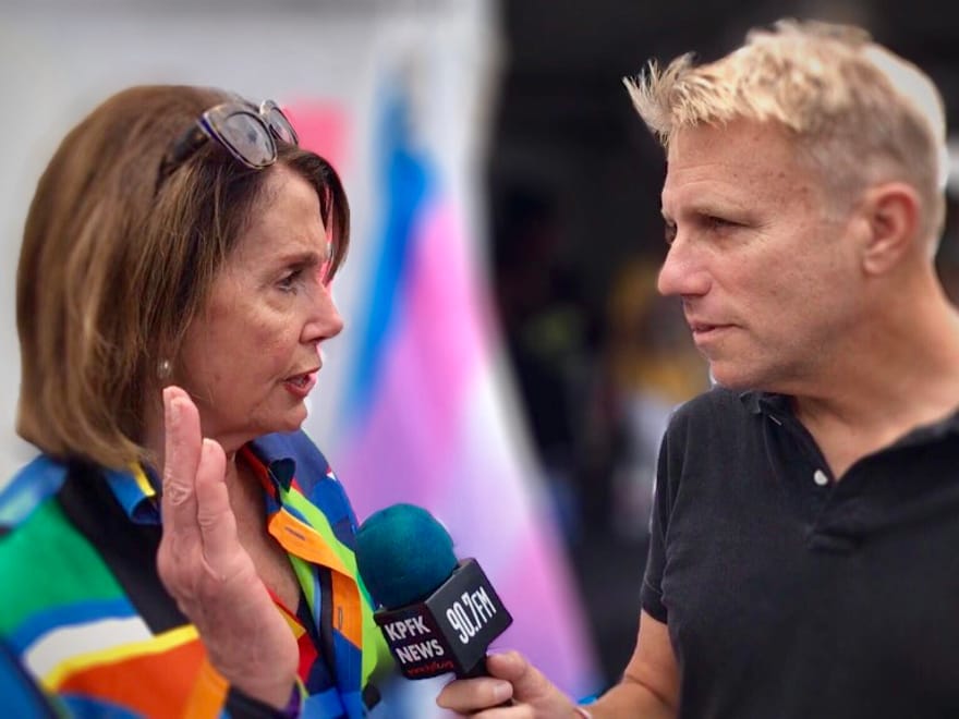 Cary Harrison with Nancy Pelosi