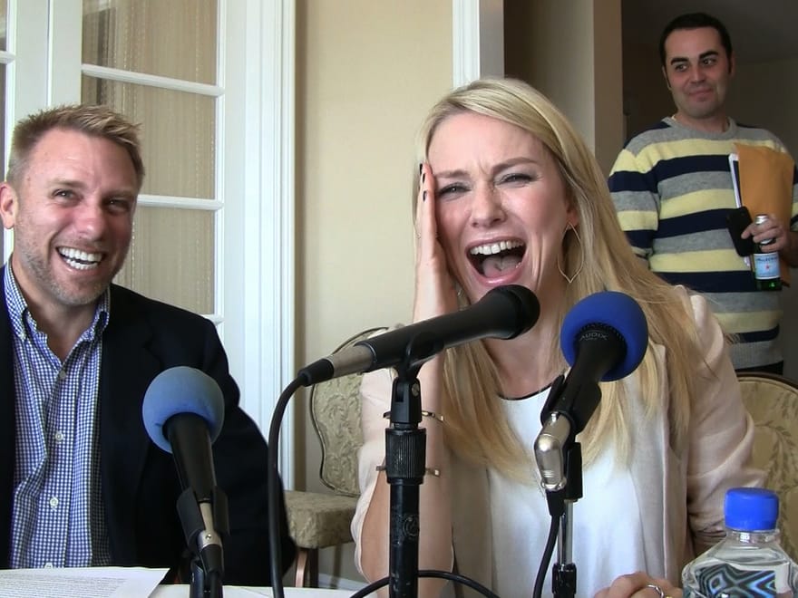 Cary Harrison with Naomi Watts