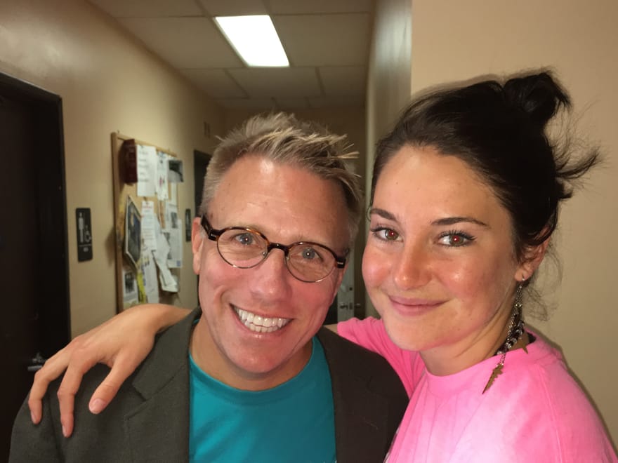 Cary Harrison with Shailene Woodley