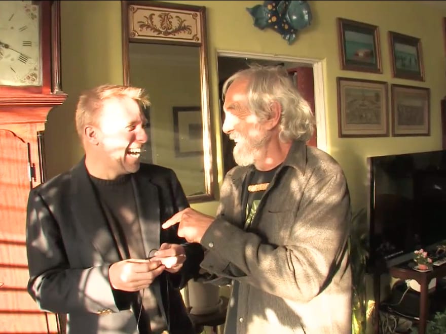 Cary Harrison with Tommy Chong